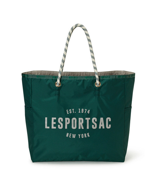 LeSportsac(レスポートサック)の「LARGE 2 WAY TOTE 2ウェイエデングリーン/ストーン(トートバッグ・レディース・グリーン・FREE)」の5枚目の写真