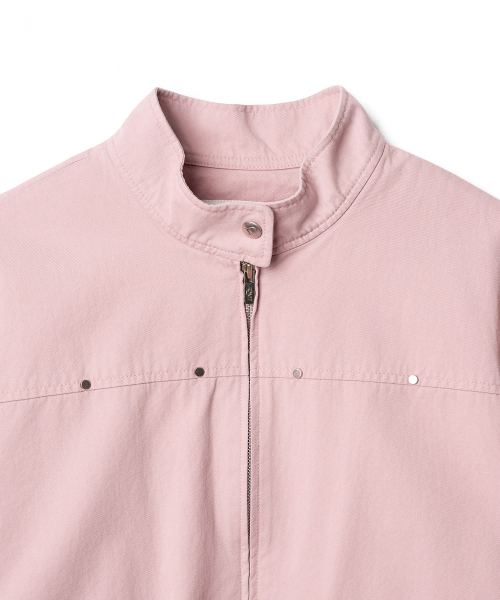 TTUDEMENT(トュードメント)の「WASHED COTTON JACKET_LIGHT PINK(その他アウター・レディース・その他・SMALL/MEDIUM)」の6枚目の写真