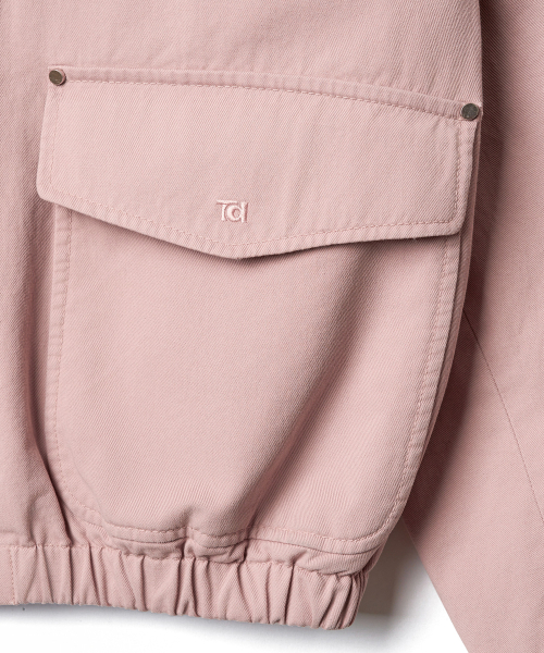 TTUDEMENT(トュードメント)の「WASHED COTTON JACKET_LIGHT PINK(その他アウター・レディース・その他・SMALL/MEDIUM)」の8枚目の写真