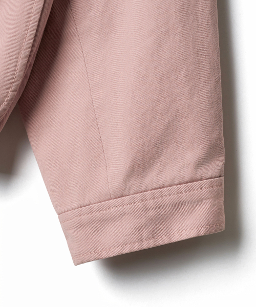 TTUDEMENT(トュードメント)の「WASHED COTTON JACKET_LIGHT PINK(その他アウター・レディース・その他・SMALL/MEDIUM)」の9枚目の写真