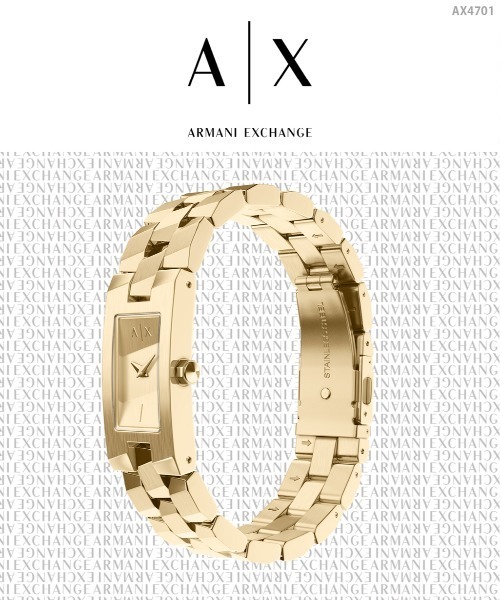 ARMANI EXCHANGE(アルマーニエクスチェンジ)の「アルマーニ・エクスチェンジ 腕時計 レディース アナログ ステンレス AX4701(アナログ腕時計・レディース・ゴールド・FREE)」の9枚目の写真