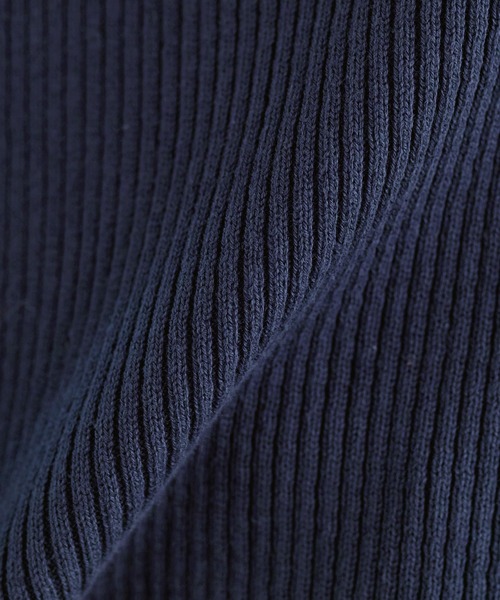LIL VENDARS(リルヴェンダース)の「Buyer's Select / リブ編みヘンリーネックコットンニット(ニット/セーター・メンズ・ネイビー/グレー/ブラウン/ブラック/チャコール/ホワイト/モカ・S/M/L/XL)」の15枚目の写真