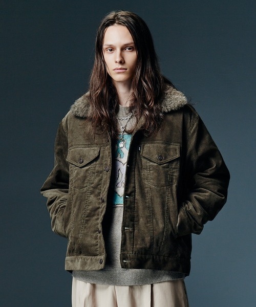 glamb(グラム)の「Fur Corduroy Jacket / ファーコーデュロイジャケット(その他アウター・メンズ・カーキ/ブラック/レッド・S/L/M)」の21枚目の写真