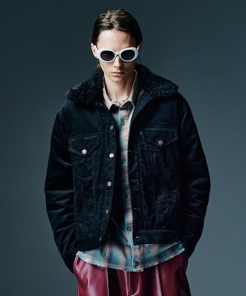 glamb(グラム)の「Fur Corduroy Jacket / ファーコーデュロイジャケット(その他アウター・メンズ・カーキ/ブラック/レッド・S/L/M)」の22枚目の写真