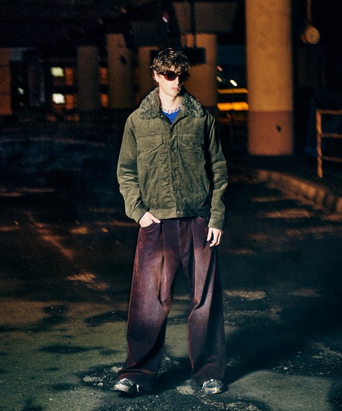 glamb(グラム)の「Fur Corduroy Jacket / ファーコーデュロイジャケット(その他アウター・メンズ・カーキ/ブラック/レッド・S/L/M)」の6枚目の写真