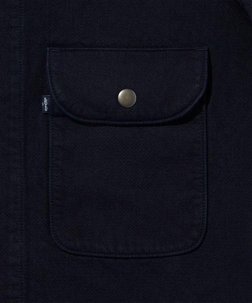 Levi's(リーバイス)の「Levi's/リーバイス BLUETAB(TM) シャツジャケット(ブルゾン・メンズ・ネイビー・S/M/L/XL)」の4枚目の写真