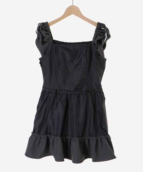 MAJESTIC LEGON（マジェスティックレゴン）の「ナポレオンデザインミニワンピース（ワンピース・レディース・グレー/アイボリー・MEDIUM）」の4枚目の写真