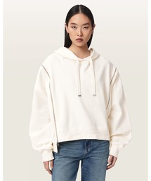 CIARA OVERSIZED ZIP DETAIL HOODIE | CIARA オーバーサイズ ジップ ディテール フーディー