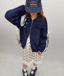 フリルラインブルゾン