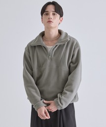 【LUENNA】Half-Zip Fleece Pullover / ハーフジップフリースプルオーバー