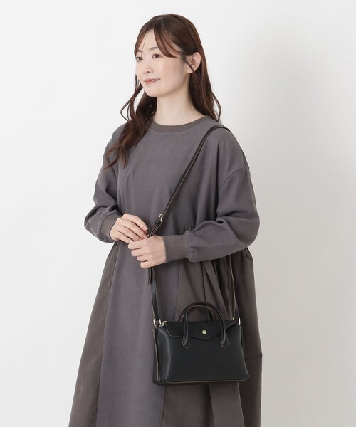 one'sterrace(ワンズテラス)の「Legato Largo かるいかばんDuo ミニショルダー(ショルダーバッグ・レディース・ブラック系8/ベージュ系その他7/アイボリー系8・99)」の15枚目の写真