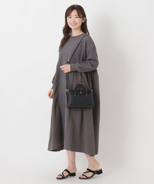 one'sterrace(ワンズテラス)の「Legato Largo かるいかばんDuo ミニショルダー(ショルダーバッグ・レディース・ブラック系8/ベージュ系その他7/アイボリー系8・99)」の16枚目の写真