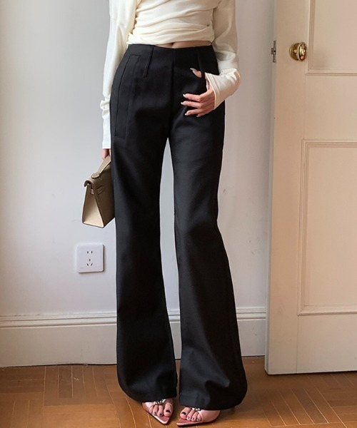 AMAJI(アマジ)の「ストレートパンツ(その他パンツ・レディース・ブラック・SMALL/MEDIUM/LARGE/X-LARGE)」の1枚目の写真