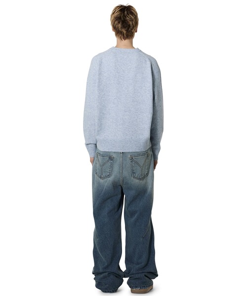 Openyard(オープンヤード)の「『Openyard/オープンヤード』MELLOW KNIT/メローニット(ニット/セーター・メンズ・ライトブルー/ブラック/グレー・M/L)」の20枚目の写真