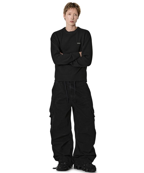 Openyard(オープンヤード)の「『Openyard/オープンヤード』MELLOW KNIT/メローニット(ニット/セーター・メンズ・ライトブルー/ブラック/グレー・M/L)」の13枚目の写真