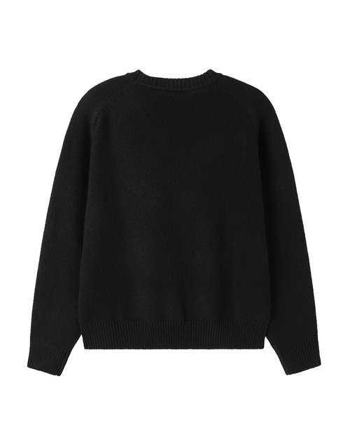 Openyard(オープンヤード)の「『Openyard/オープンヤード』MELLOW KNIT/メローニット(ニット/セーター・メンズ・ライトブルー/ブラック/グレー・M/L)」の4枚目の写真