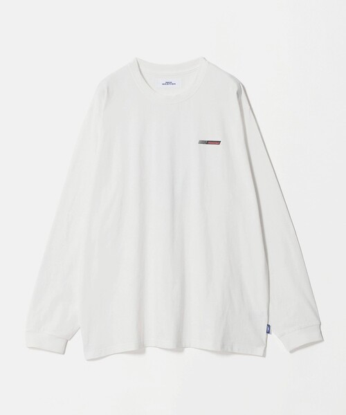 NICE WEATHER(ナイスウェザー)の「<NICE WEATHER>NICECOMP ロングスリーブ Tシャツ(Tシャツ/カットソー・メンズ・ダークグレー/ライトピンク/ホワイト・S/M/L)」の2枚目の写真