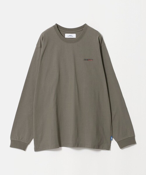NICE WEATHER(ナイスウェザー)の「<NICE WEATHER>NICECOMP ロングスリーブ Tシャツ(Tシャツ/カットソー・メンズ・ダークグレー/ライトピンク/ホワイト・S/M/L)」の3枚目の写真