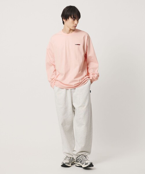 NICE WEATHER(ナイスウェザー)の「<NICE WEATHER>NICECOMP ロングスリーブ Tシャツ(Tシャツ/カットソー・メンズ・ダークグレー/ライトピンク/ホワイト・S/M/L)」の6枚目の写真