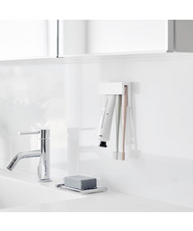 tower（タワー）の「フィルムフック差し込み式歯ブラシ&チューブホルダー タワー W9（バス/トイレグッズ）」