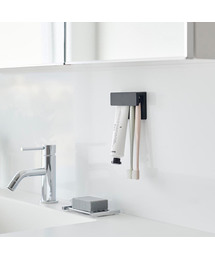 tower（タワー）の「フィルムフック差し込み式歯ブラシ&チューブホルダー タワー W9（バス/トイレグッズ）」