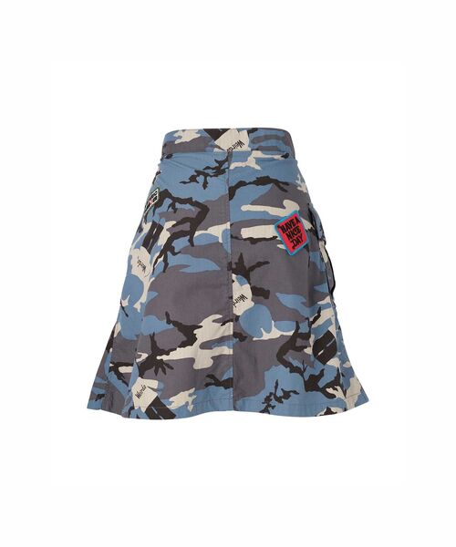 HYSTERIC GLAMOUR（ヒステリックグラマー）の「ミリタリープリーツラップスカート（スカート・レディース・カーキ系/ブルー系その他/カーキ/ブラック・MEDIUM/SMALL）」の11枚目の写真