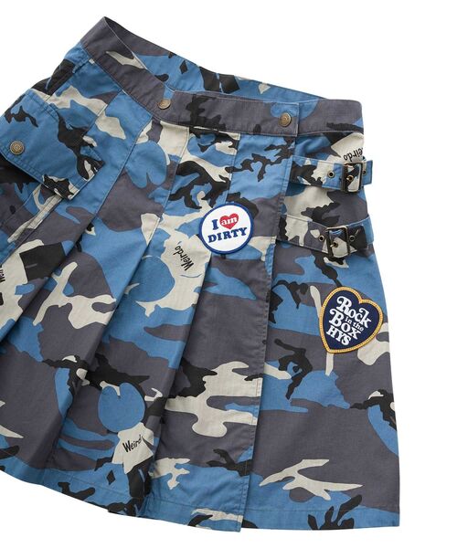 HYSTERIC GLAMOUR（ヒステリックグラマー）の「ミリタリープリーツラップスカート（スカート・レディース・カーキ系/ブルー系その他/カーキ/ブラック・MEDIUM/SMALL）」の14枚目の写真