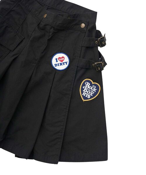HYSTERIC GLAMOUR（ヒステリックグラマー）の「ミリタリープリーツラップスカート（スカート・レディース・カーキ系/ブルー系その他/カーキ/ブラック・MEDIUM/SMALL）」の19枚目の写真