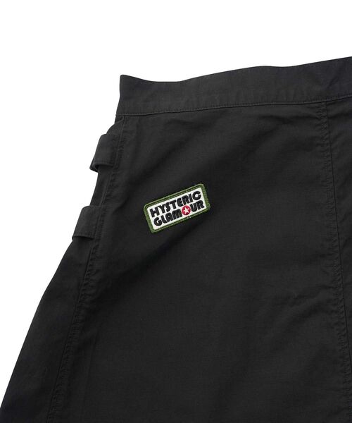 HYSTERIC GLAMOUR（ヒステリックグラマー）の「ミリタリープリーツラップスカート（スカート・レディース・カーキ系/ブルー系その他/カーキ/ブラック・MEDIUM/SMALL）」の20枚目の写真
