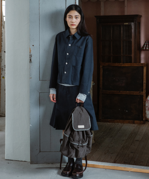 OHESHIO(オヘシオ)の「CONTRAST BACKPACK, CHARCOAL FLORAL(バックパック/リュック・レディース・その他・FREE)」の6枚目の写真
