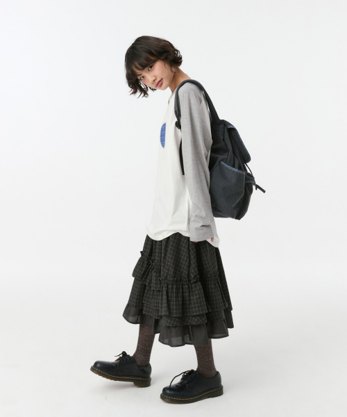 OHESHIO(オヘシオ)の「CONTRAST BACKPACK, CHARCOAL FLORAL(バックパック/リュック・レディース・その他・FREE)」の9枚目の写真