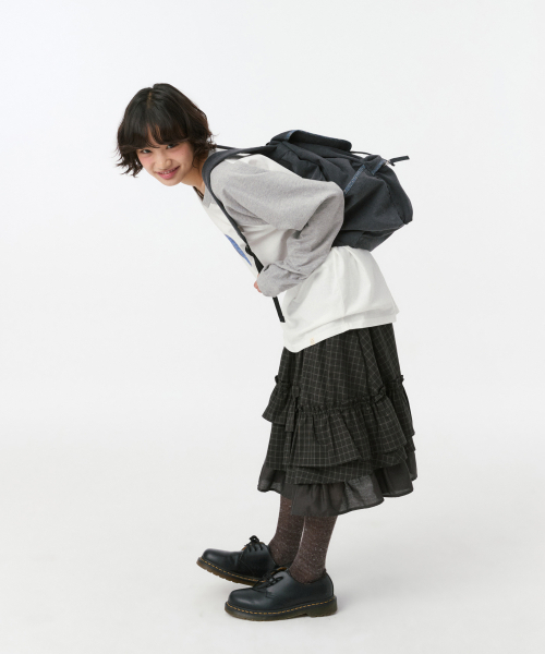 OHESHIO(オヘシオ)の「CONTRAST BACKPACK, CHARCOAL FLORAL(バックパック/リュック・レディース・その他・FREE)」の10枚目の写真