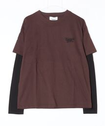 younger song（ヤンガーソング）の「relaxy logo layered ls tee（Tシャツ/カットソー）」