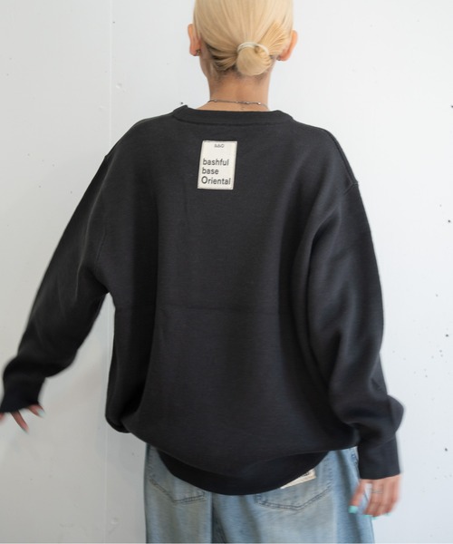 bashful base Oriental(バッシュフルベースオリエンタル)の「【bbO】バッシュフルくんニットプルオーバー(Tシャツ/カットソー・メンズ・グリーン/ブラウン/ブラック/アイボリー・LARGE/MEDIUM)」の22枚目の写真