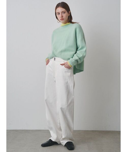ELENDEEK(エレンディーク)の「フロントカーブパンツ(その他パンツ・レディース・ブラウン/オフホワイト・2/1)」の17枚目の写真