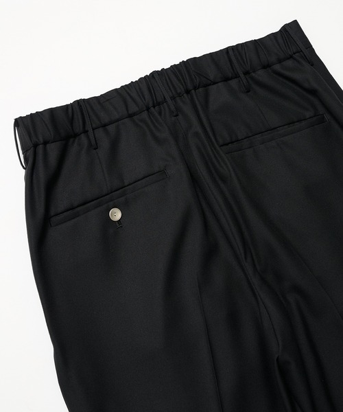 STUDIOUS(ステュディオス)の「【STUDIOUS】Woolycupra Pegtop Slacks(スラックス・メンズ・ブラウン/ブラック・2/3/1)」の14枚目の写真