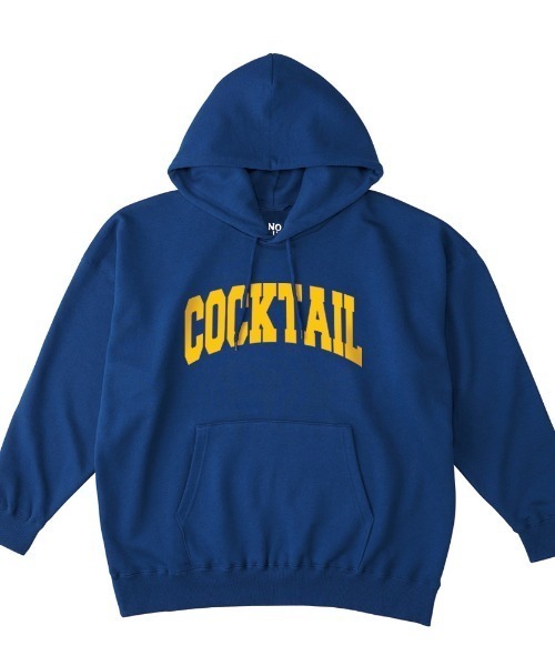 NOBOUND(ノーバウンド)の「NOBOUND(ノーバウンド) プルパーカー メンズ スウェット ビッグシルエット COCKTAIL カクテル リカー お酒 ロゴ プリント プルオーバーパーカー フーディー スエット トップス レディース ユニセックス(パーカー・メンズ・ブラック/ダークブルー/ダークグリーン/ホワイト・L/XL/M)」の4枚目の写真