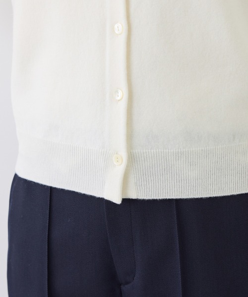 ROPE'(ロペ)の「【J'aDoRe・一部店舗限定サイズ】レイヤードライクレースニットプルオーバー/イージーケア(ニット/セーター・レディース・チャコールグレー/ブラック/オフホワイト・38)」の17枚目の写真