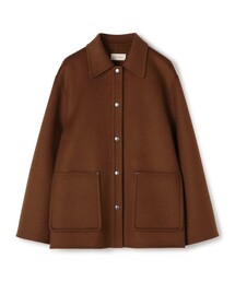 【WEB先行予約】ダブルフェイスメルトンビーバー シャツブルゾン