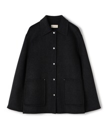 【WEB先行予約】ダブルフェイスメルトンビーバー シャツブルゾン