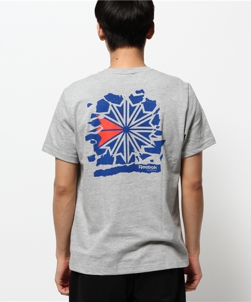 Reebok（リーボック）の「ポケットTシャツ Reebok CLASSIC（リーボック クラシック）（Tシャツ/カットソー・メンズ・レッド/ヘザ－グレー/ホワイト・MEDIUM/SMALL/X-LARGE/LARGE）」の12枚目の写真