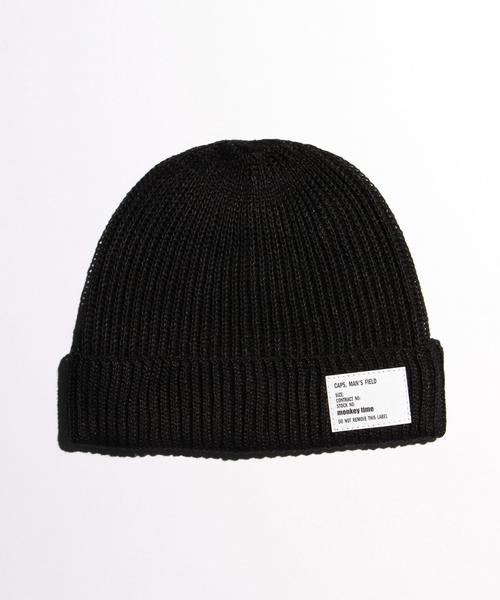 MONKEY TIME（モンキータイム）の「＜monkey time＞ ∴ アゼ ビーニー◆（ニットキャップ/ビーニー・メンズ・オフホワイト/ブラック/グレー/ダークグレー/ベージュ/ネイビー・フリー）」の10枚目の写真