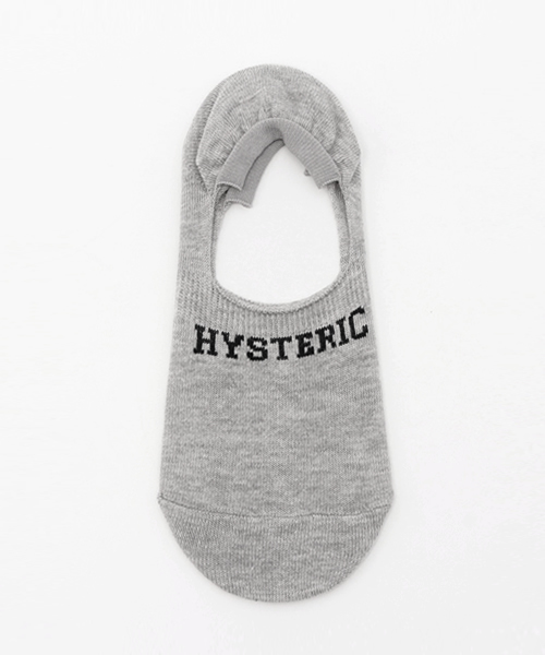 HYSTERIC GLAMOUR（ヒステリックグラマー）の「LOGOインステップソックス（ソックス/靴下・レディース・ピンク/ネイビー/トップグレー/チャコールグレー・FREE）」の2枚目の写真