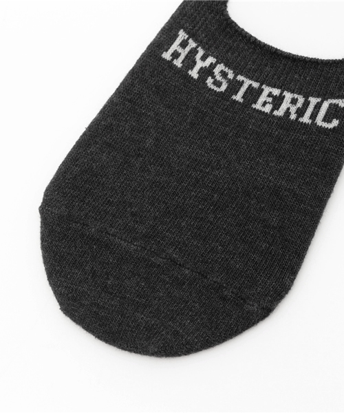 HYSTERIC GLAMOUR（ヒステリックグラマー）の「LOGOインステップソックス（ソックス/靴下・レディース・ピンク/ネイビー/トップグレー/チャコールグレー・FREE）」の6枚目の写真