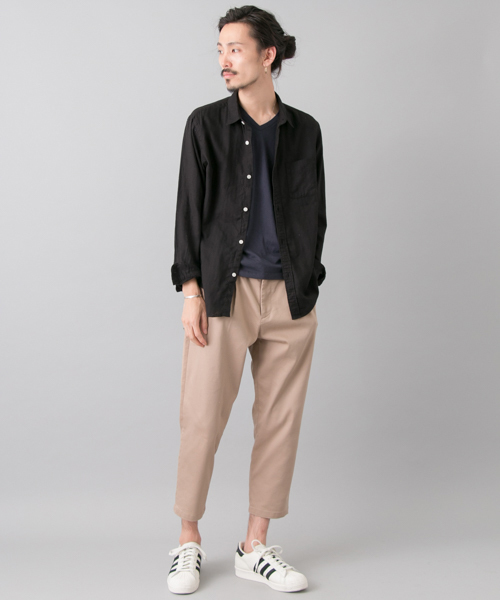 URBAN RESEARCH（アーバンリサーチ）の「URBAN RESEARCH スラブガーゼシャツ（シャツ/ブラウス・メンズ・ブルー/ホワイト/ブラック・LARGE/MEDIUM）」の11枚目の写真