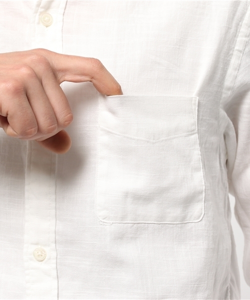 URBAN RESEARCH（アーバンリサーチ）の「URBAN RESEARCH スラブガーゼシャツ（シャツ/ブラウス・メンズ・ブルー/ホワイト/ブラック・LARGE/MEDIUM）」の7枚目の写真