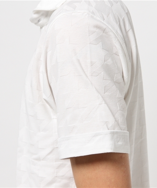 ESSENTIAL GARMENT MEN'S BIGI（エッセンシャルガーメントメンズビギ）の「ポロシャツ（リンクス チドリ柄）/JAPAN MADE(日本製)（ポロシャツ・メンズ・ホワイト/ネイビー/カーキ/グレー・L/S/M）」の8枚目の写真