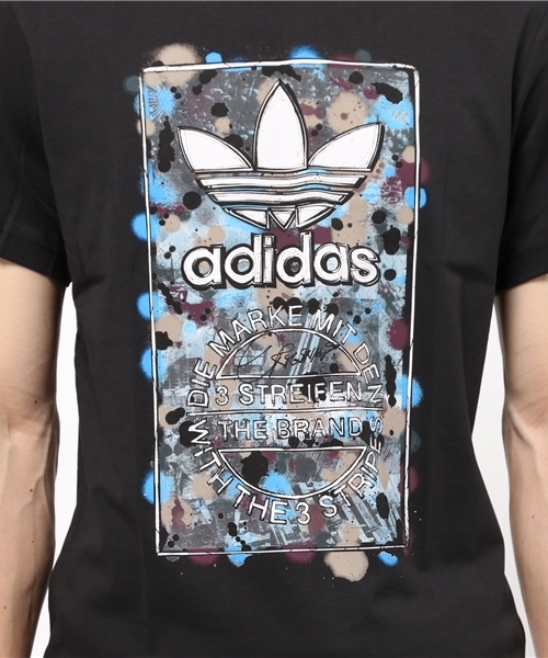 adidas（アディダス）の「オリジナルス Tシャツ[CULTURE CLASH TEE]（Tシャツ/カットソー・メンズ・ブラック/ホワイト・SMALL/XX-LARGE/MEDIUM/X-LARGE/X-SMALL/LARGE/XXX-LARGE）」の7枚目の写真
