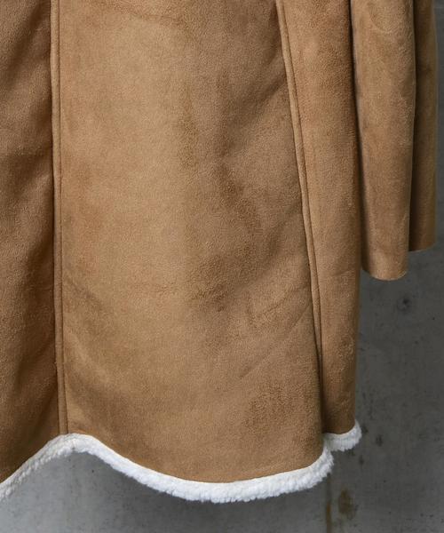 SHIPS JET BLUE（シップスジェットブルー）の「SHIPS JET BLUE: フェイクムートンコート■（ムートンコート・メンズ・カーキ/ブラック・MEDIUM/SMALL/LARGE）」の12枚目の写真