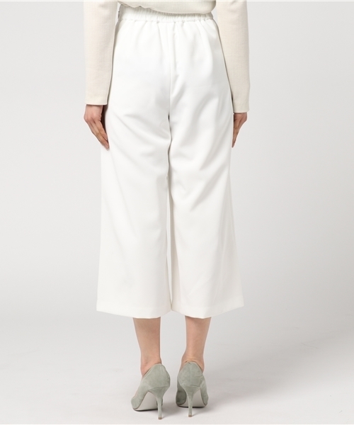 N.（N. Natural Beauty Basic）（エヌエヌナチュラルビューティーベーシック）の「ダブルクロスタックガウチョ（その他パンツ・レディース・ネイビー/ホワイト/ピンク・MEDIUM）」の6枚目の写真